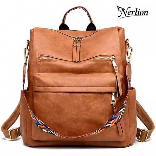 Women Backpack Multipurpose Designer PU Leather Shoulder Bags